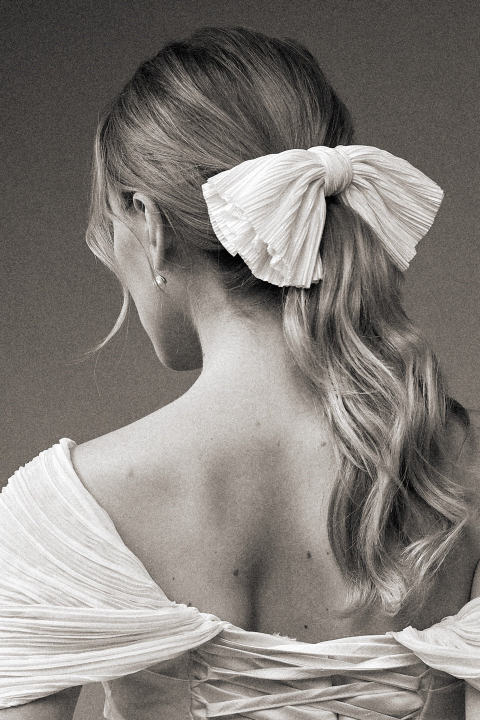 Lovely Pleated Ribbon(Hair pin)