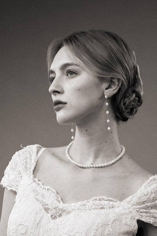 Drop Pearl Earring