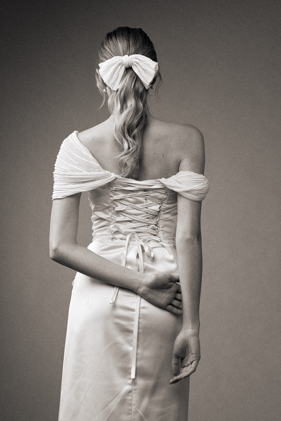 Lovely Pleated Ribbon(Hair pin)