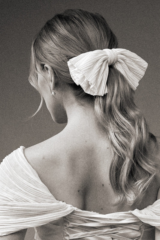 Lovely Pleated Ribbon(Hair pin)
